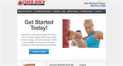 Desktop Screenshot of lincolnmartialartsne.com